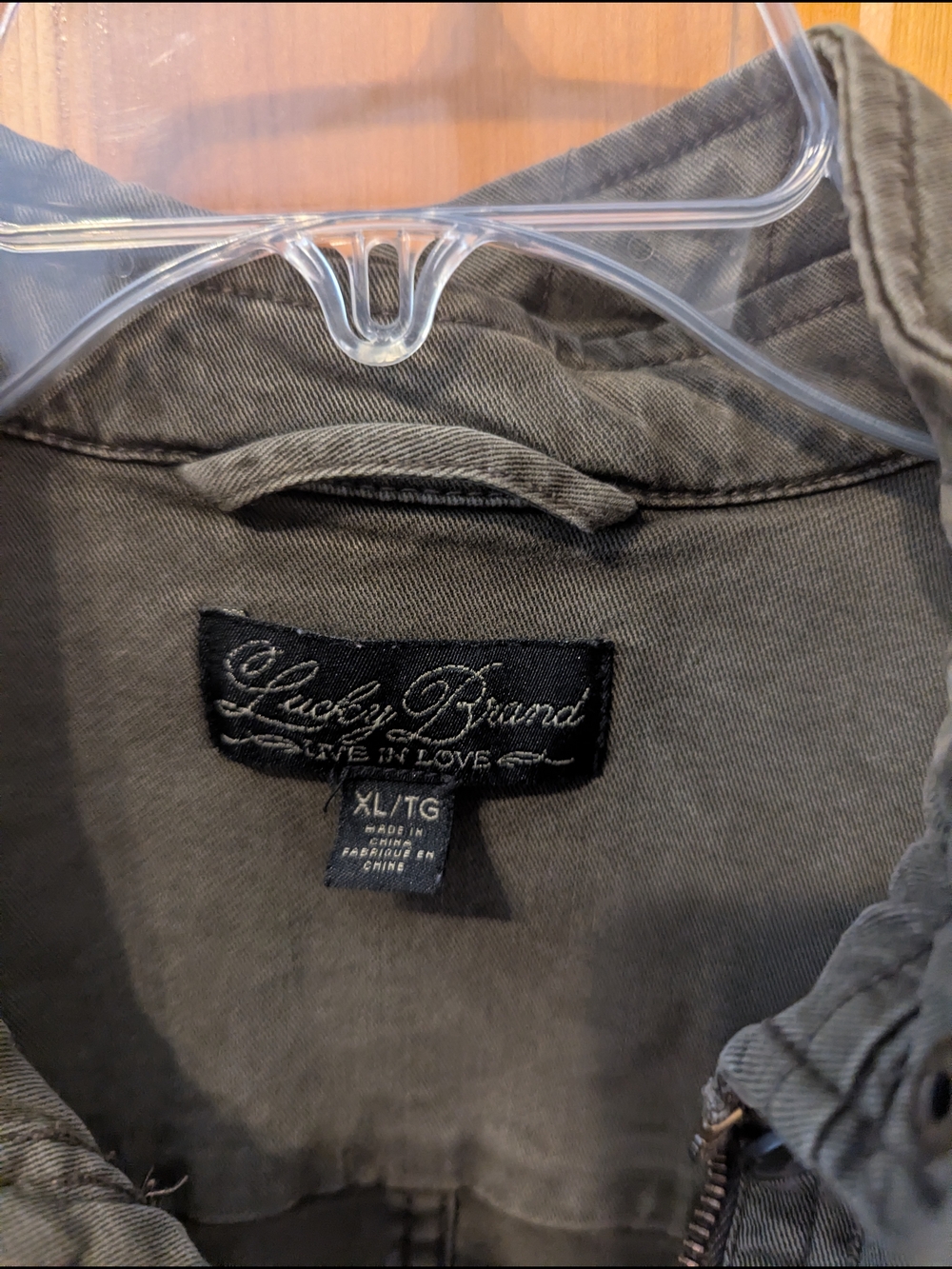 Lucky Brand Olive Green Utility Jacket - Picture 4 of 5